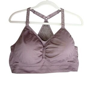 Kindred Bravely Mauve Racerback Bralette XXL Busty